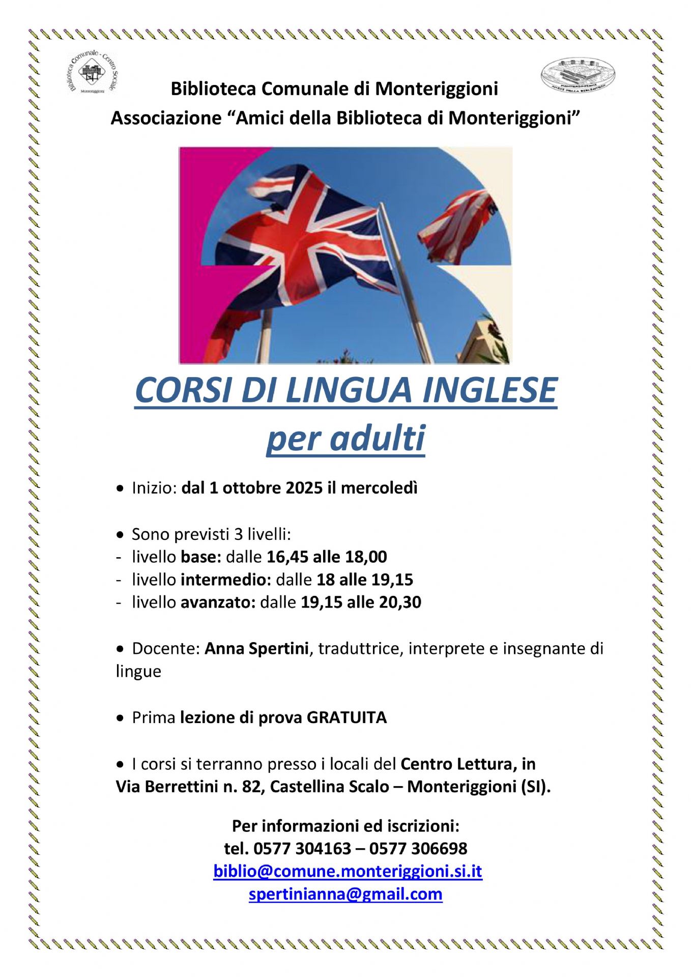 Corsi di lingua inglese per adulti 2025