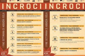 programma rassegna Incroci ottobre-dicembre 2025