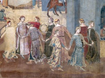 Ambrogio Lorenzetti, Effetti del Buon Governo (particolare)