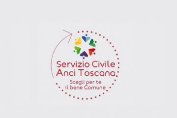Logo del progetto Servizio Civile - Comune Digitale - Servizi senza barriere, promossa da ANCI Toscana
